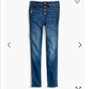Madewell 10" High-Rise Skinny Jeans in Hanna Wash